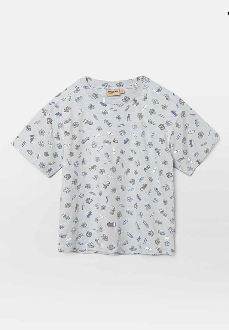 Wheat T-shirt print lichtblauw Wheat T-shirt print lichtblauw