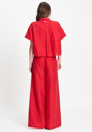 POM Amsterdam, BLOUSE - BLOOM RED - Overhemdblouse - red