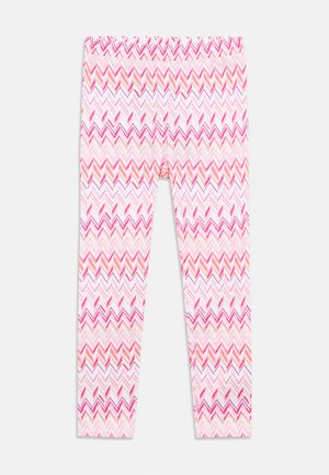 Missoni Leggings - Trousers - white/fuchsia