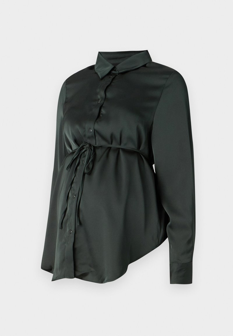 Anna Field MAMA Button-down blouse dark green