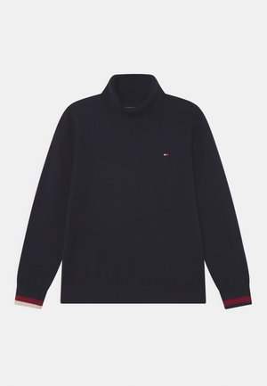 ESSENTIAL TURTLE NECK - Strickpullover - dark blue