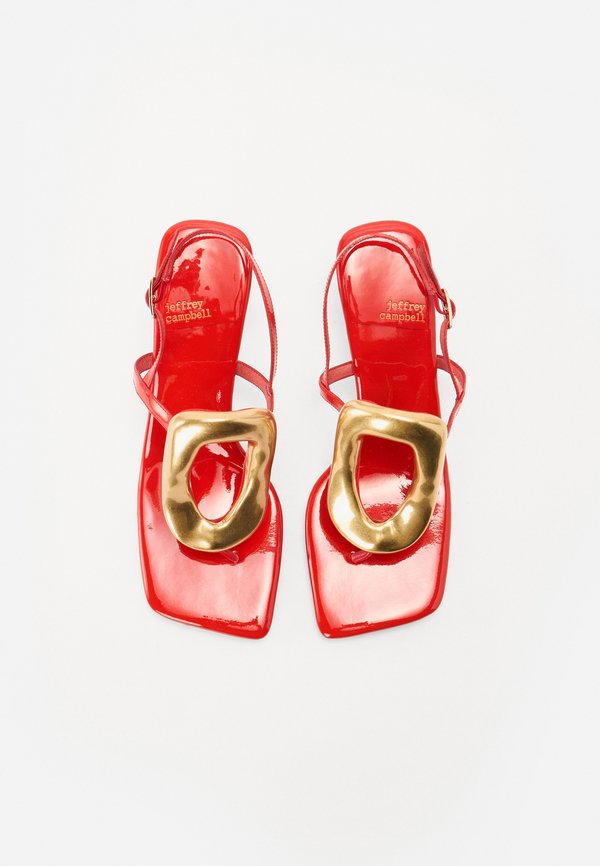 LINQ - Sandals - coral gold3