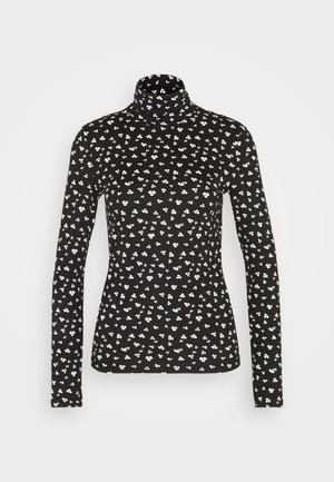 Pieces PCNALA HIGH NECK  - Langærmet T-shirt - black