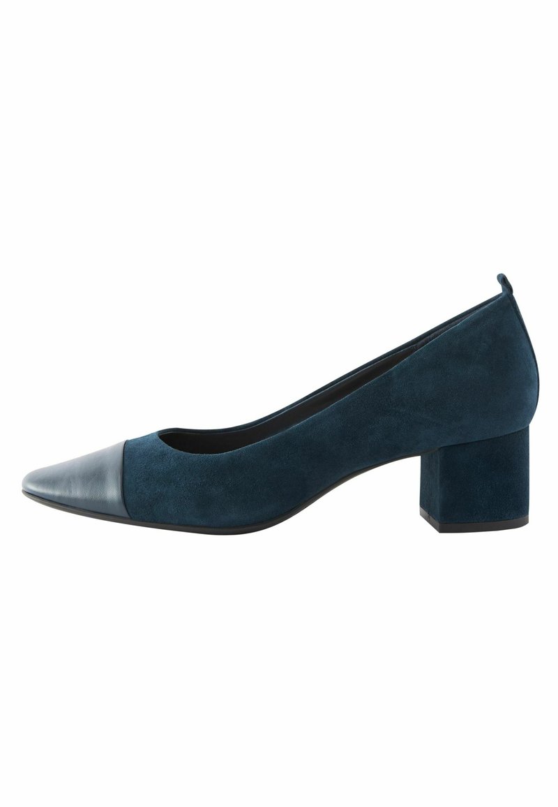 Next FOREVER COMFORT LOW BLOCK REGULAR WIDE FIT - Pumps - navy