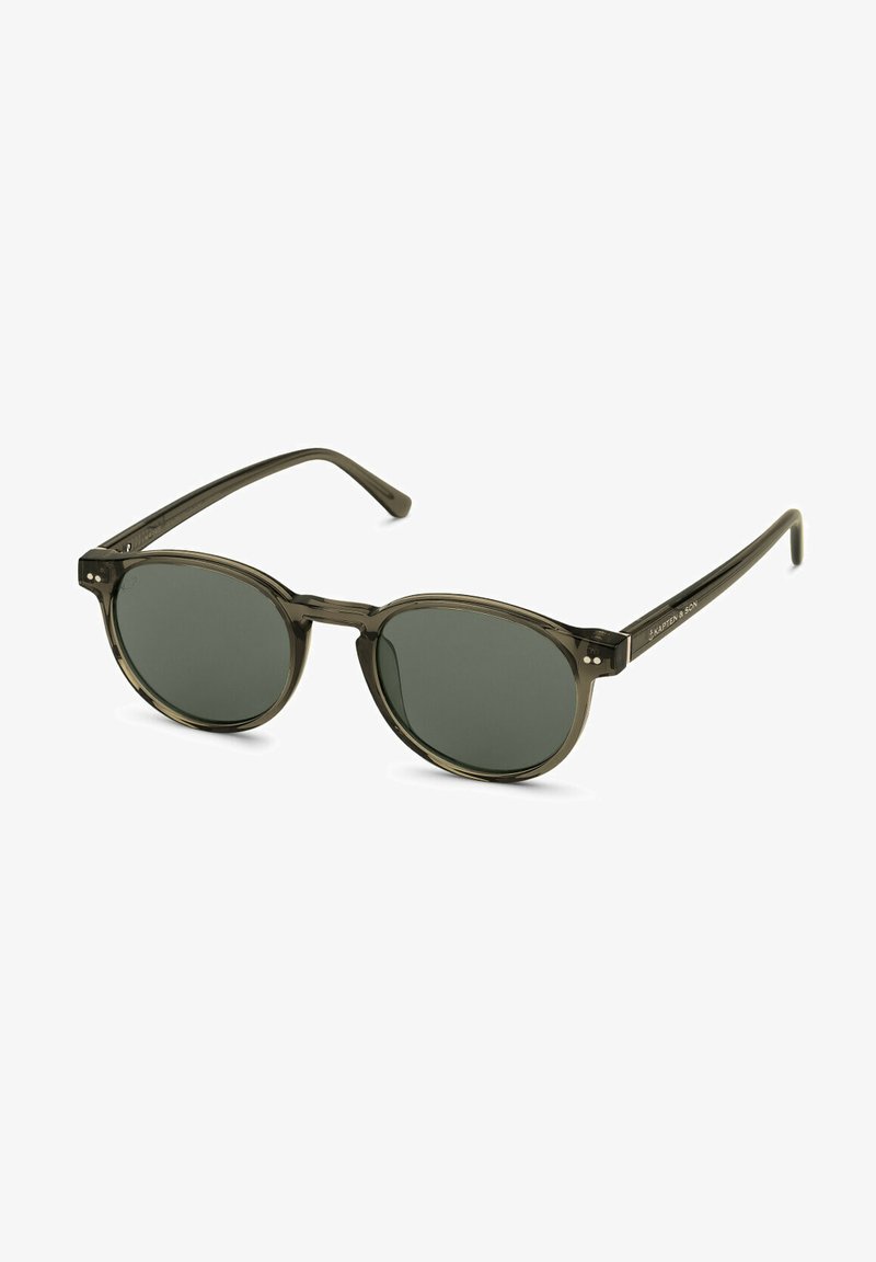 Kapten & Son MARAIS UNISEX - Sluneční brýle - transparent olive green