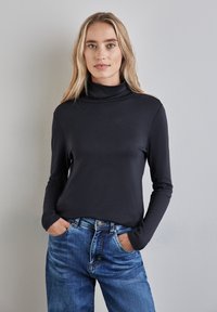 Cecil MIT ROLLKRAGEN - Langarmshirt - blau