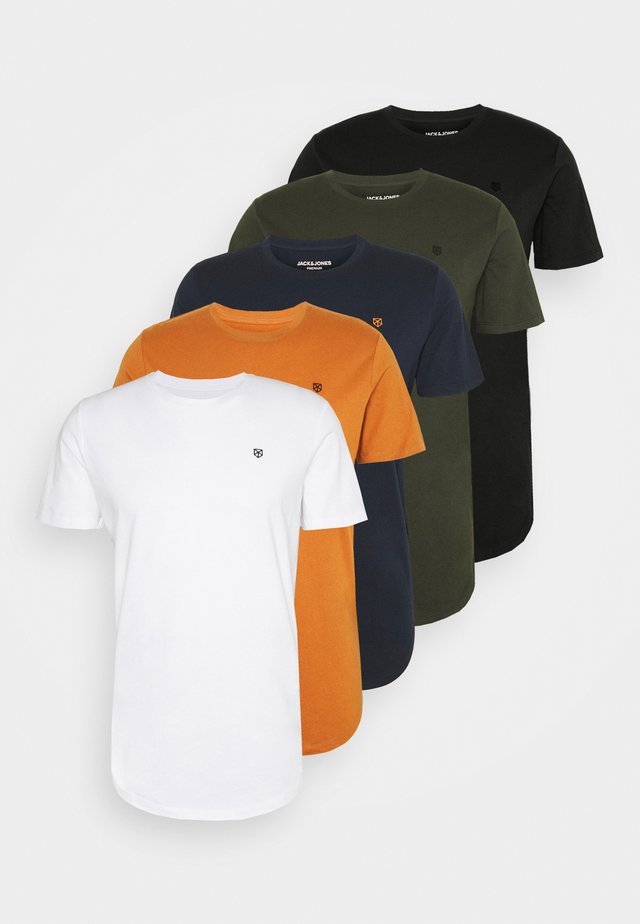 JPRBRODY TEE CREW NECK 5 PACK - T-Shirt basic - multi
