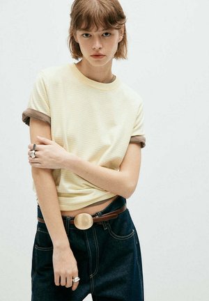 Mango, ADULT - T-shirt imprimé - light yellow