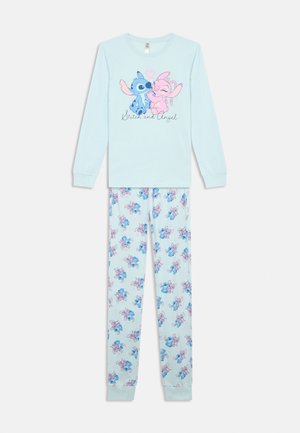 Lindex STITCH SET - Pyjama - light blue