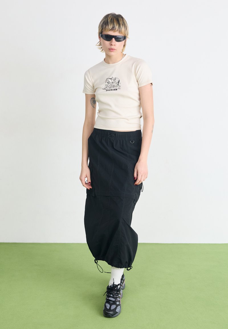 Dickies COMPANION CENTER LOGO TEE - Triko s potiskem - whitecap gray