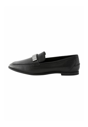 Next FOREVER COMFORT SLIM HARDWARE LOAFERS REGULAR FIT - Loaferit/pistokkaat - black