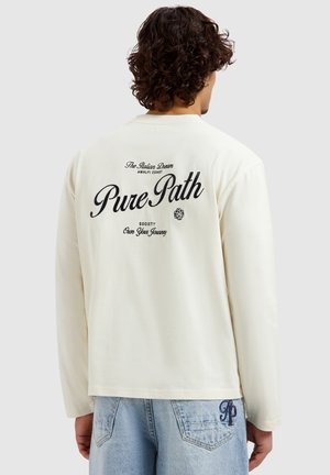 BOXY FIT CREWNECK - Longsleeve - ecru