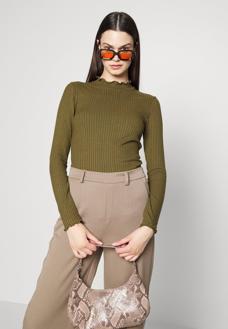 Damen T-Shirts | JDY Tall JDYFRANSISKA HIGHNECK Langarmshirt dark olive/khaki - LD05993 Damen T-Shirts | JDY Tall JDYFRANSISKA HIGHNECK Langarmshirt dark olive/khaki - LD05993
