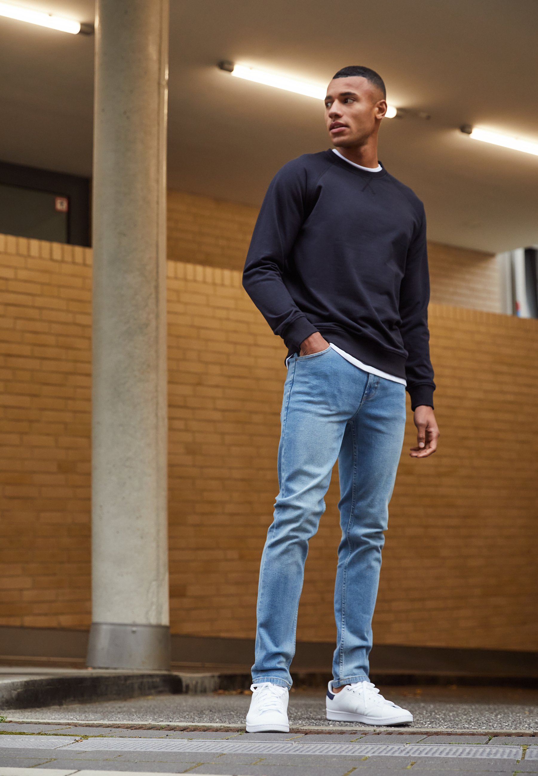 Denim Project Slim fit jeans - light blue/light-blue denim - Zalando.ie