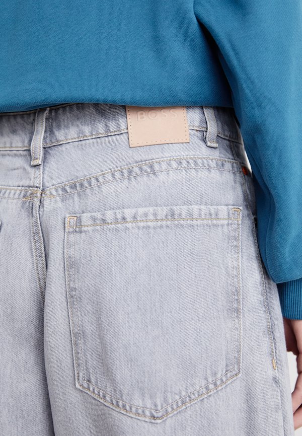 SLOUCHY PLEATED - Wide Leg - charcoal3