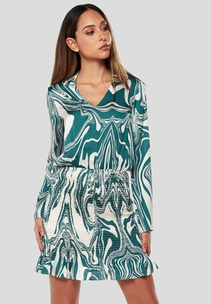 MARBLE PRINT - Day dress - green
