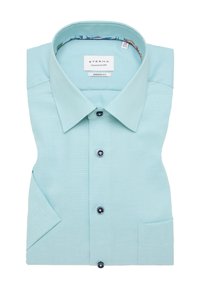 Eterna UNIFARBENES OXFORD KURZARMHEMD - MODERN FIT - Overhemd - türkis