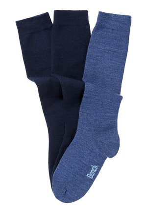3 PACK - Kniestrümpfe - marine jeans