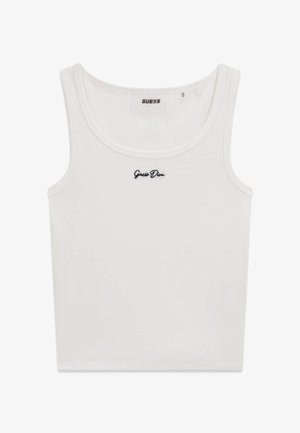 Guess, TANKTOP MIT GESTICKTEM LOGO - Débardeur - weiß