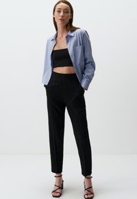 Jimmy Key HIGH WAIST POCKET  - Broek - black