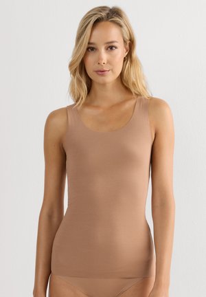 Intimissimi, ROUND NECK AND RAW CUT - Camiseta interior - beige