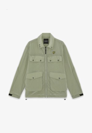 Lyle & Scott, 4 POCKETS BLOUSON JACKET - Giubbotto Bomber - smoke olive