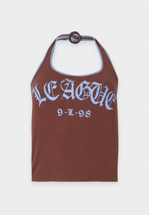 BDG Urban Outfitters, LEAGUE GRUNGE HALTER - Μπλούζα - brown