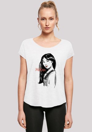 MULAN SKETCH - Print T-shirt - white