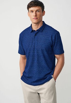 TEXTURED - Polo majica - indigo blue