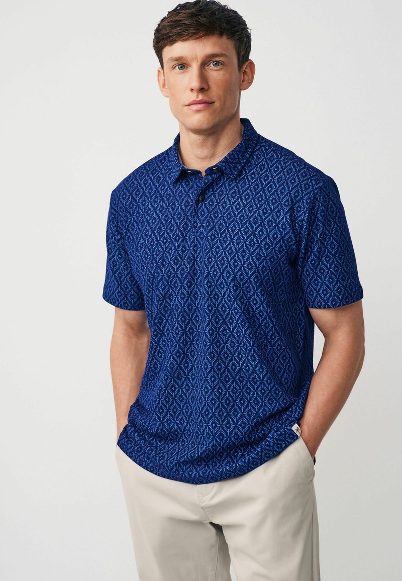 Next - TEXTURED - Poloshirt - indigo blue, Vergroten