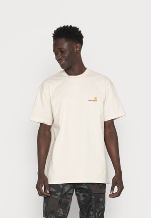 Carhartt WIP AMERICAN SCRIPT - T-shirt basique - natural