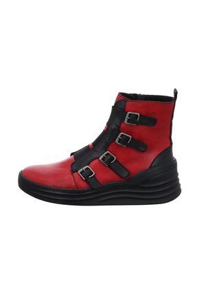 Gemini ANILINA - Cowboy-/Bikerstiefelette - rot schwarz