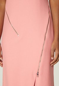 BOSS V-NECK DRESS WITH ZIP DETAILS - Robe de jour - bright pink