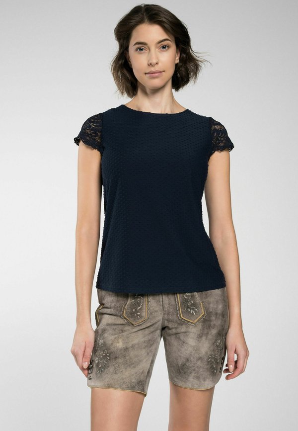 TRACHTEN FANJA - Bluse - dunkelblau