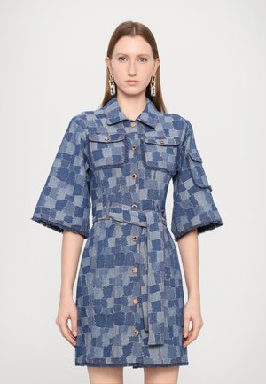 JANICE DRESS - Denim dress - blue denim