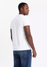 Ombre T-shirt print - white