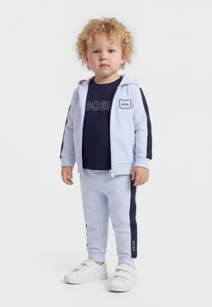 BOSS Kidswear NEWBORN SET - Potiskana majica - pale blue