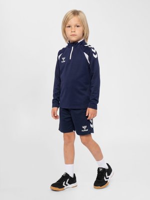 Hummel, 2.0 HALF ZIP  - Langærmet T-shirt - marine white