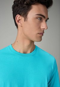 Next REGULAR - Jednoduché tričko - blue aqua