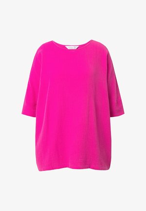 MIAMODA Blouse - hibiscus pink