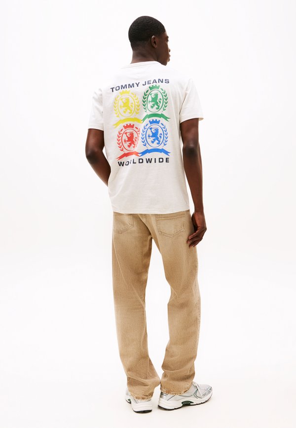 CREST TEE UNISEX - Print T-shirt - oat