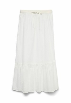 Vero Moda, VMTRINE MW MAXI SKIRT WVN NOOS - Jupe trapèze - snow white