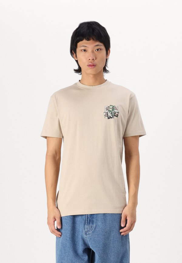 KICK BACK UNISEX - Print T-shirt - fog