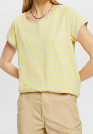 T-shirt med print - taupe