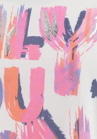 Key Largo MAKE ROUND - T-shirt print - offwhite pink