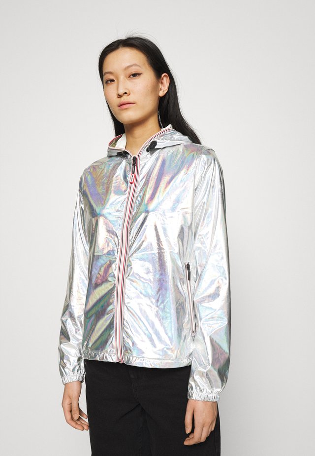 WOMENS SHELL JACKET - Veste imperméable - silver