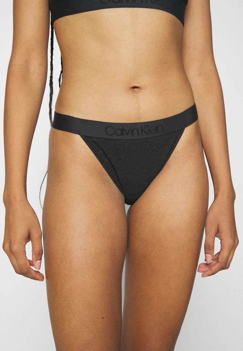 Calvin Klein Underwear HIGH LEG - Trumpikės - black