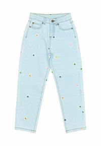 The New PORSCHA MOM FIT  - Laisvo kirpimo džinsai - light blue denim emb