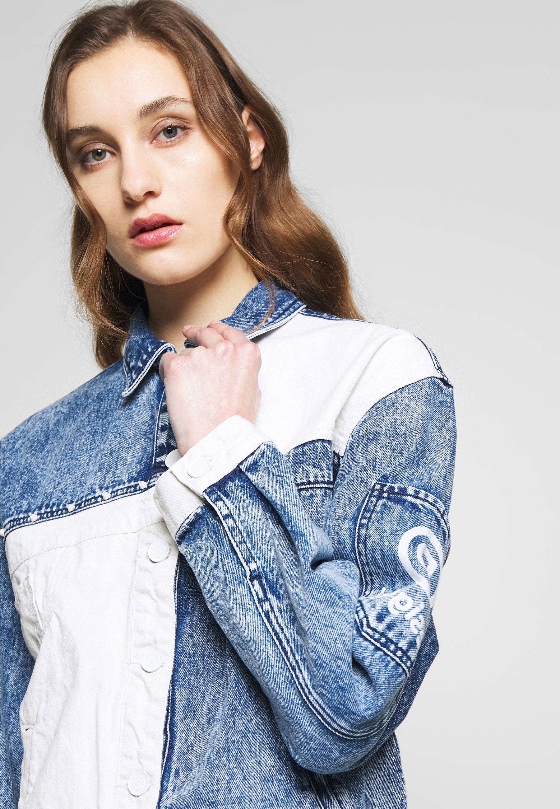Desigual LOLLYPOP Jeansjacka blue deinmwhite Zalando.se Desigual Jeansjacka white Zalando.se