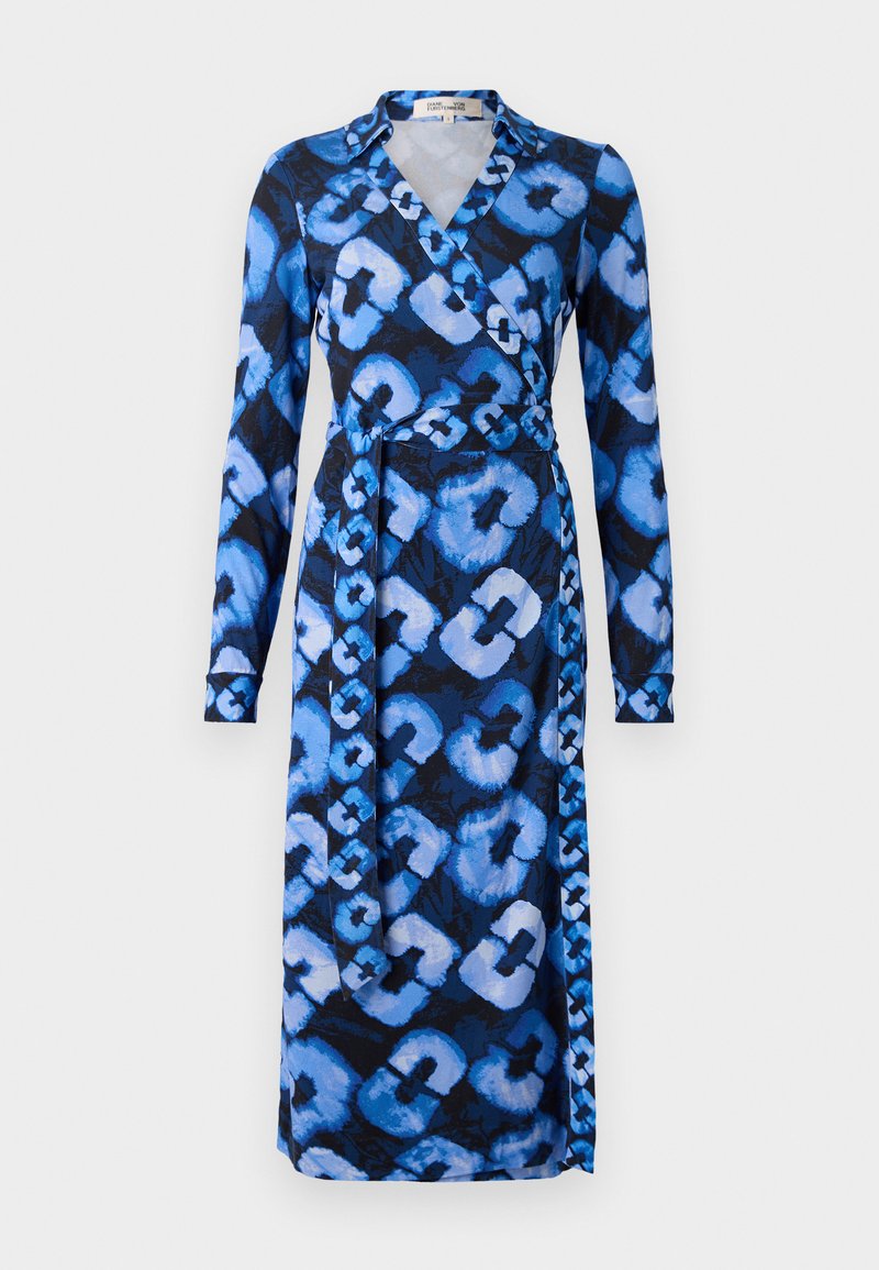 Diane von Furstenberg Cocktailjurk donkerblauw Diane von Furstenberg Cocktailjurk donkerblauw